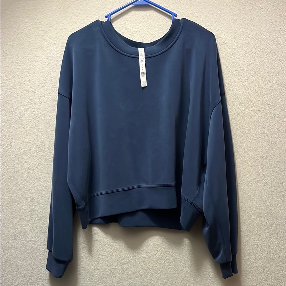 Lululemon Athletica Blue Oversized Boxy Sweatshirt